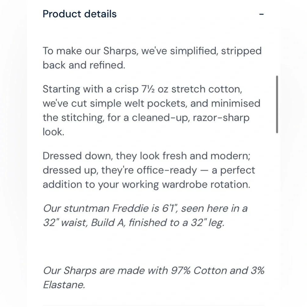 Spoke Sharps Build B Chino‎ Pant in Limited Edition Steel Blue.